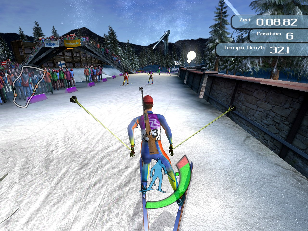 Скриншот из игры RTL Biathlon 2007 - 22