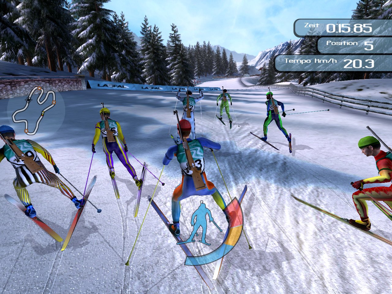 Скриншот из игры RTL Biathlon 2007 - 24
