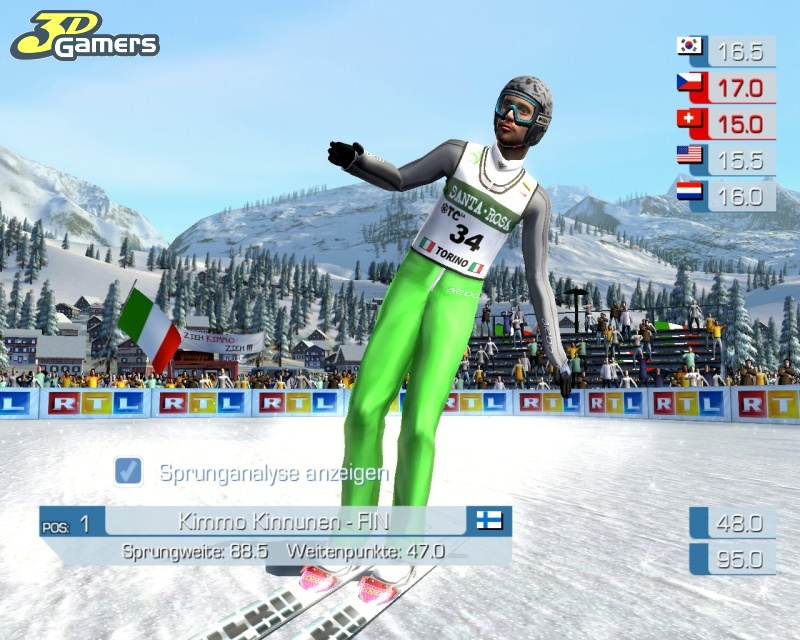 Скриншот из игры RTL Skijumping 2006 - 36