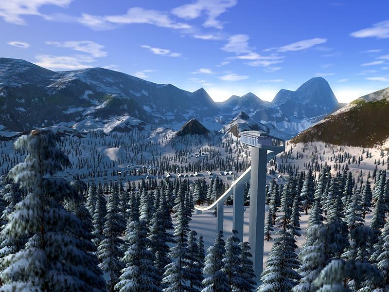 Скриншот из игры RTL Skijumping 2006 - 9