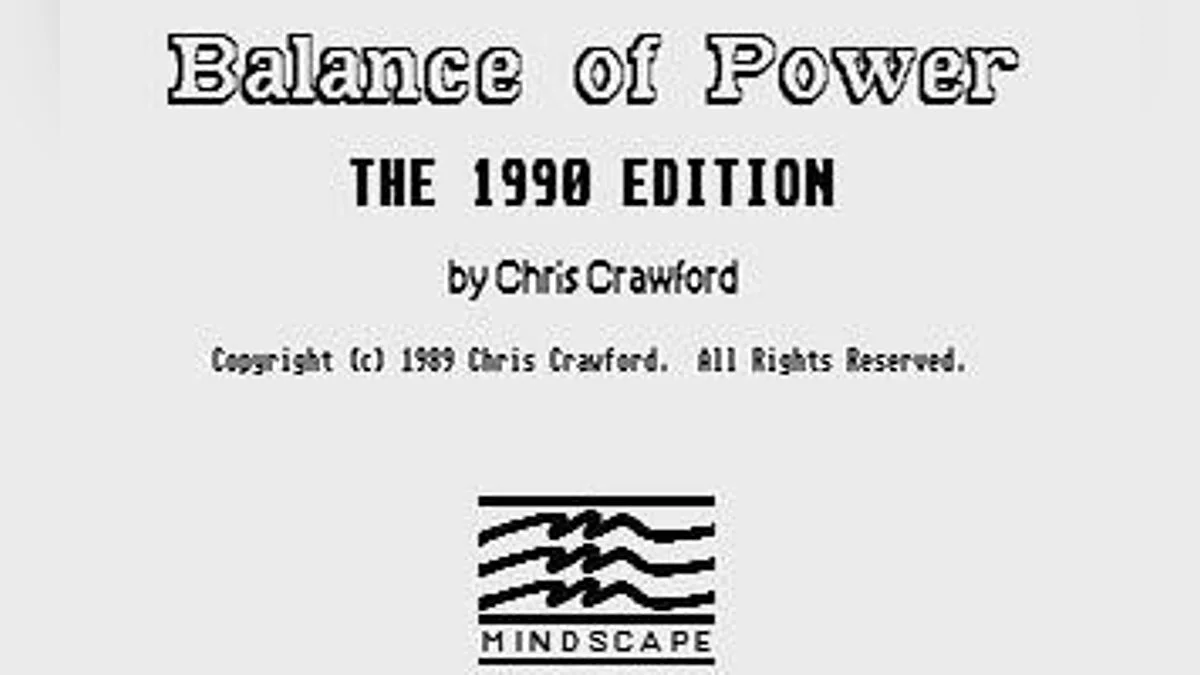 Скриншот из игры Balance of Power - 6