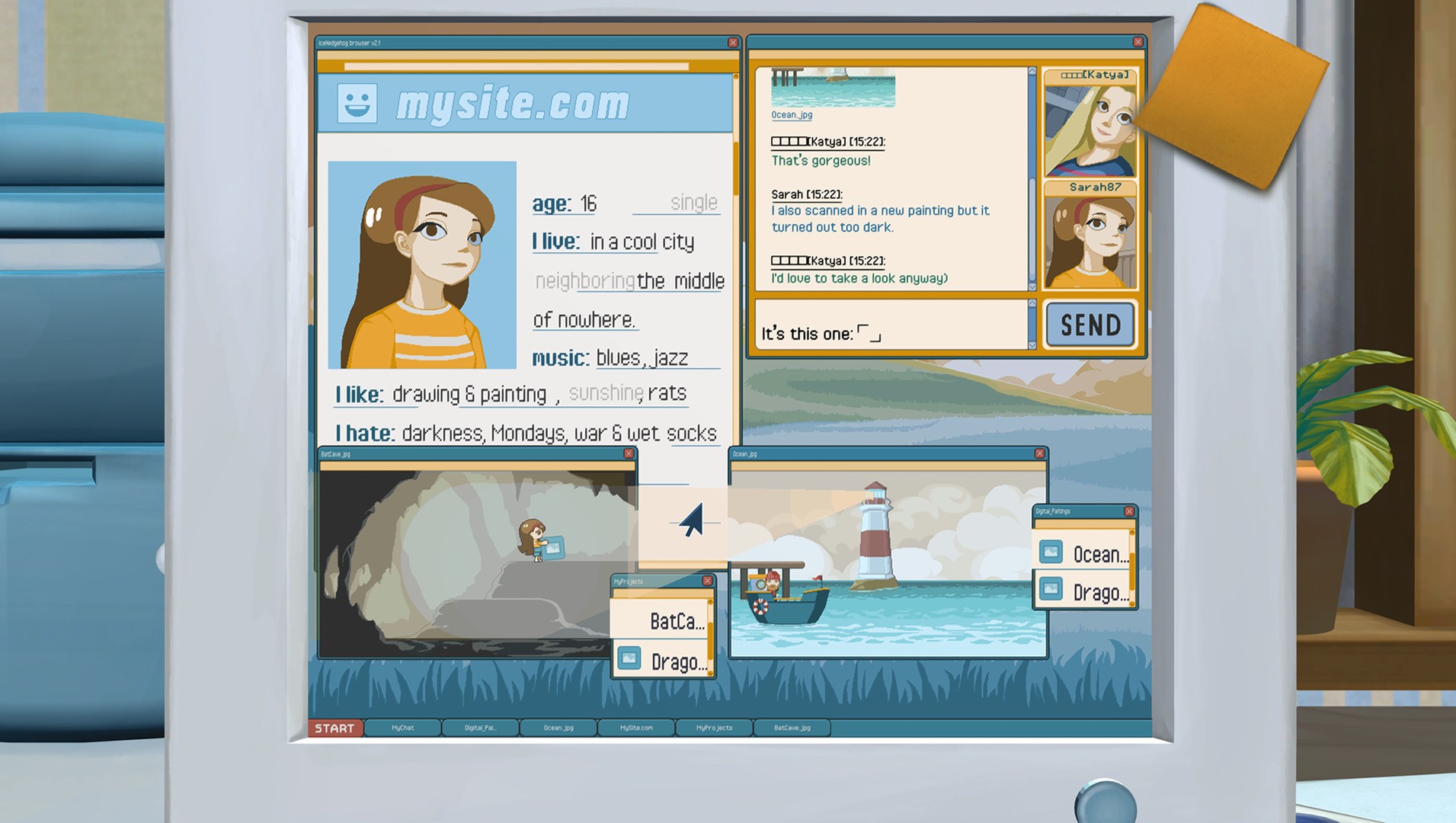 Скриншот из игры Letters - a written adventure - 11