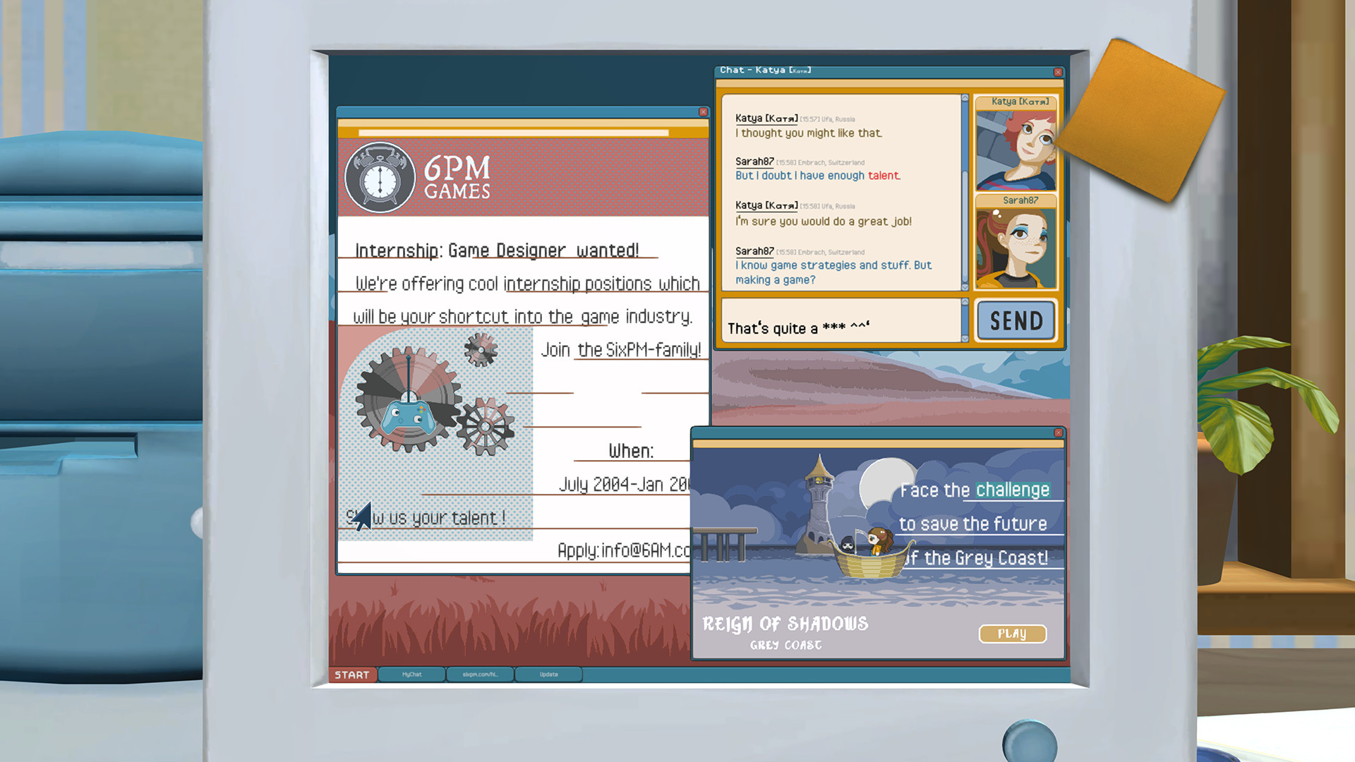 Скриншот из игры Letters - a written adventure - 4