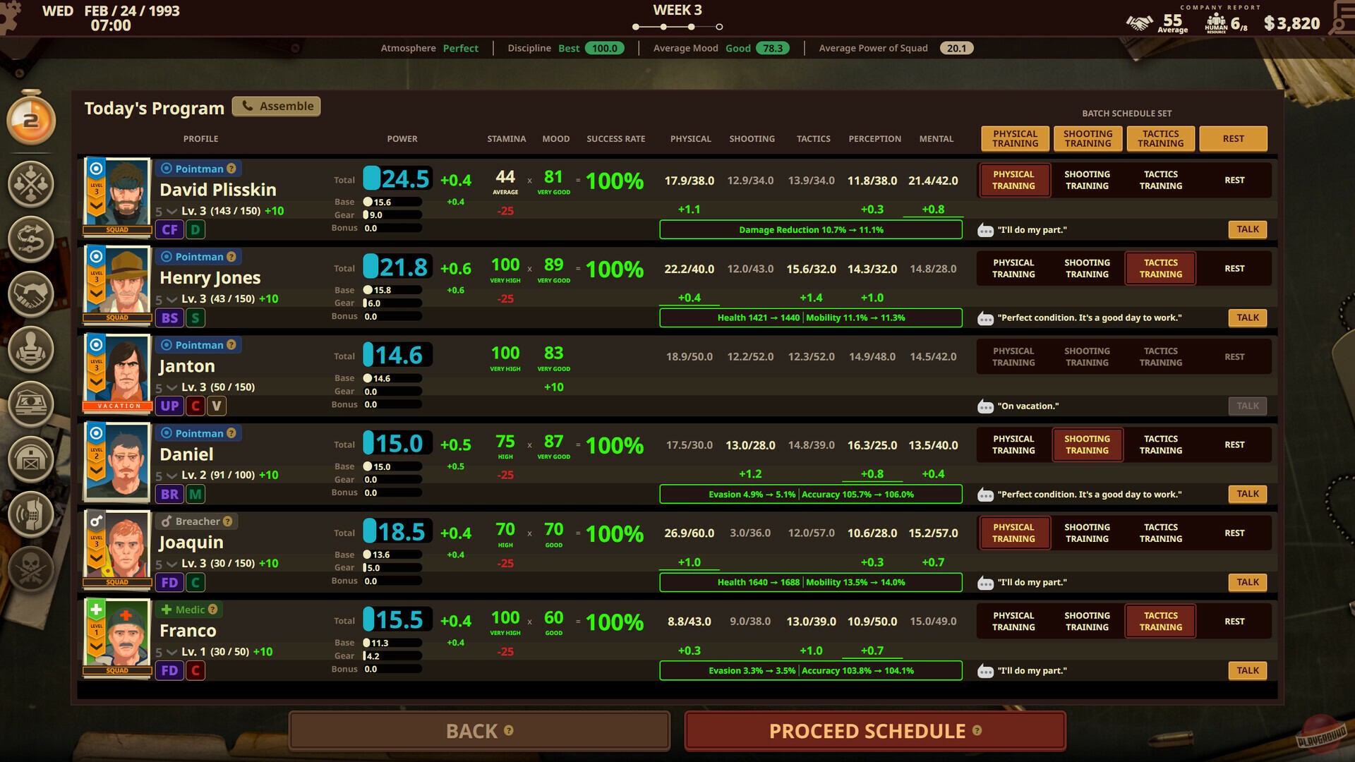 Скриншот из игры Private Military Manager: Tactical Auto Battler - 34