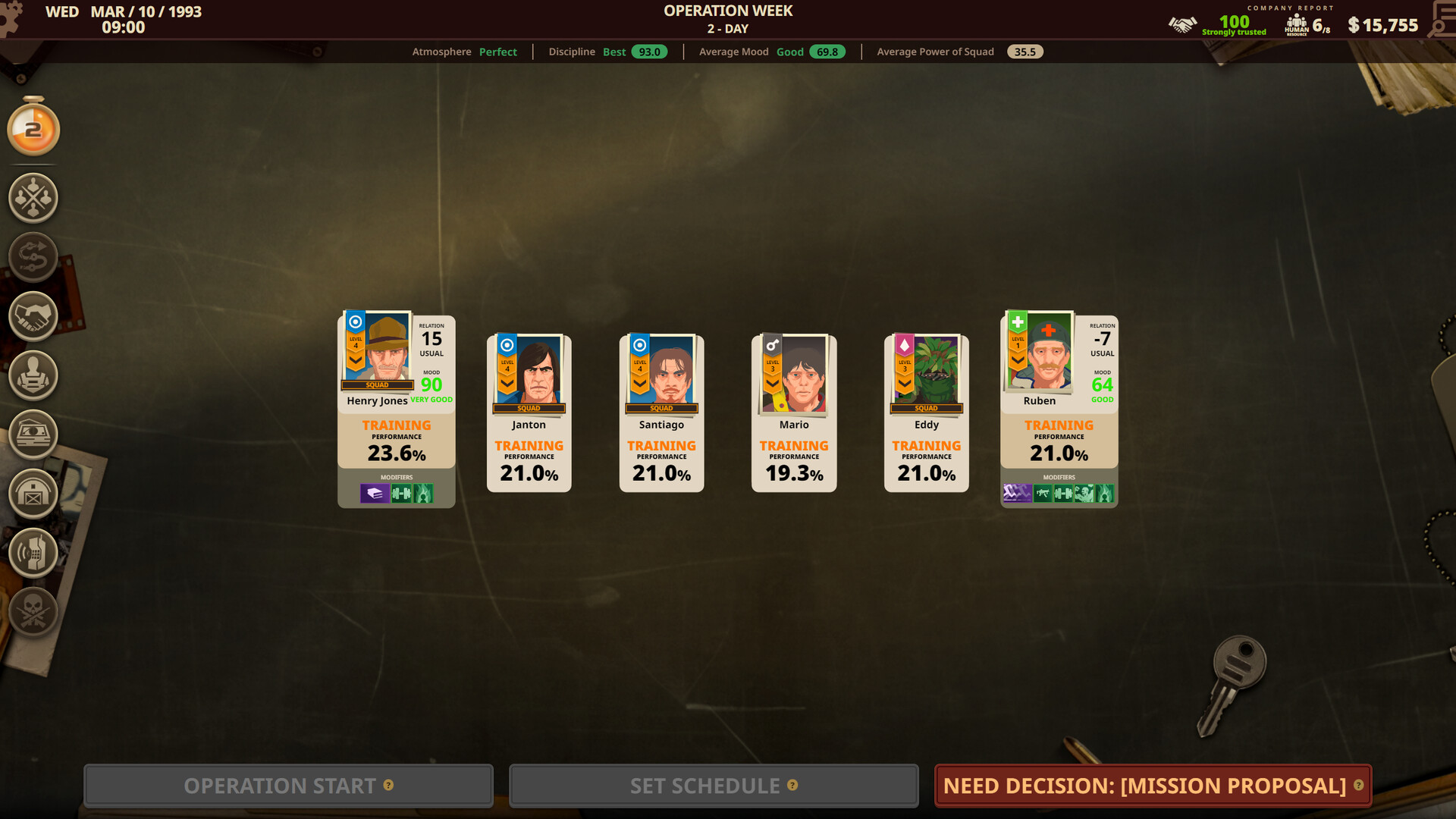 Скриншот из игры Private Military Manager: Tactical Auto Battler - 25