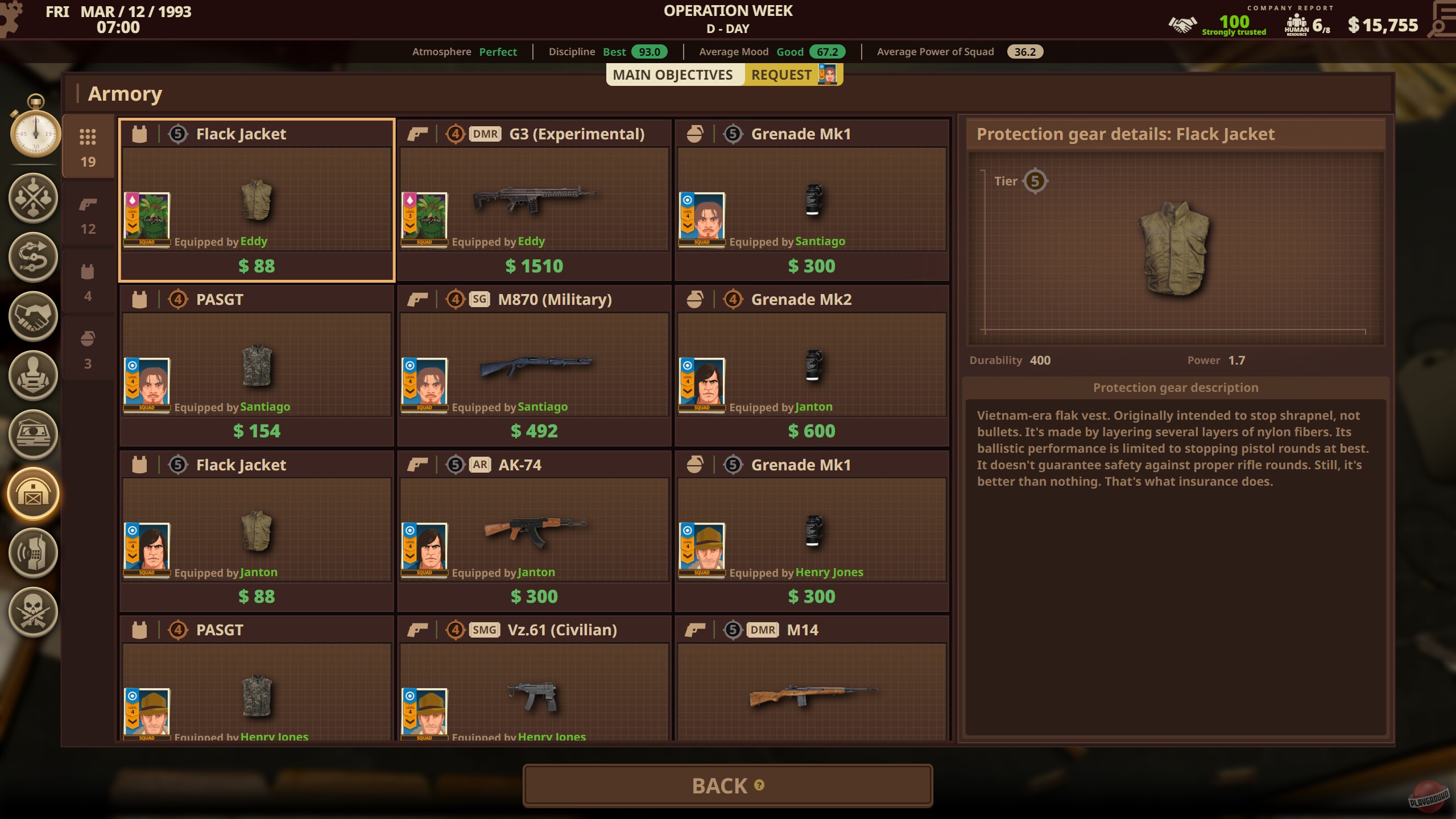 Скриншот из игры Private Military Manager: Tactical Auto Battler - 31