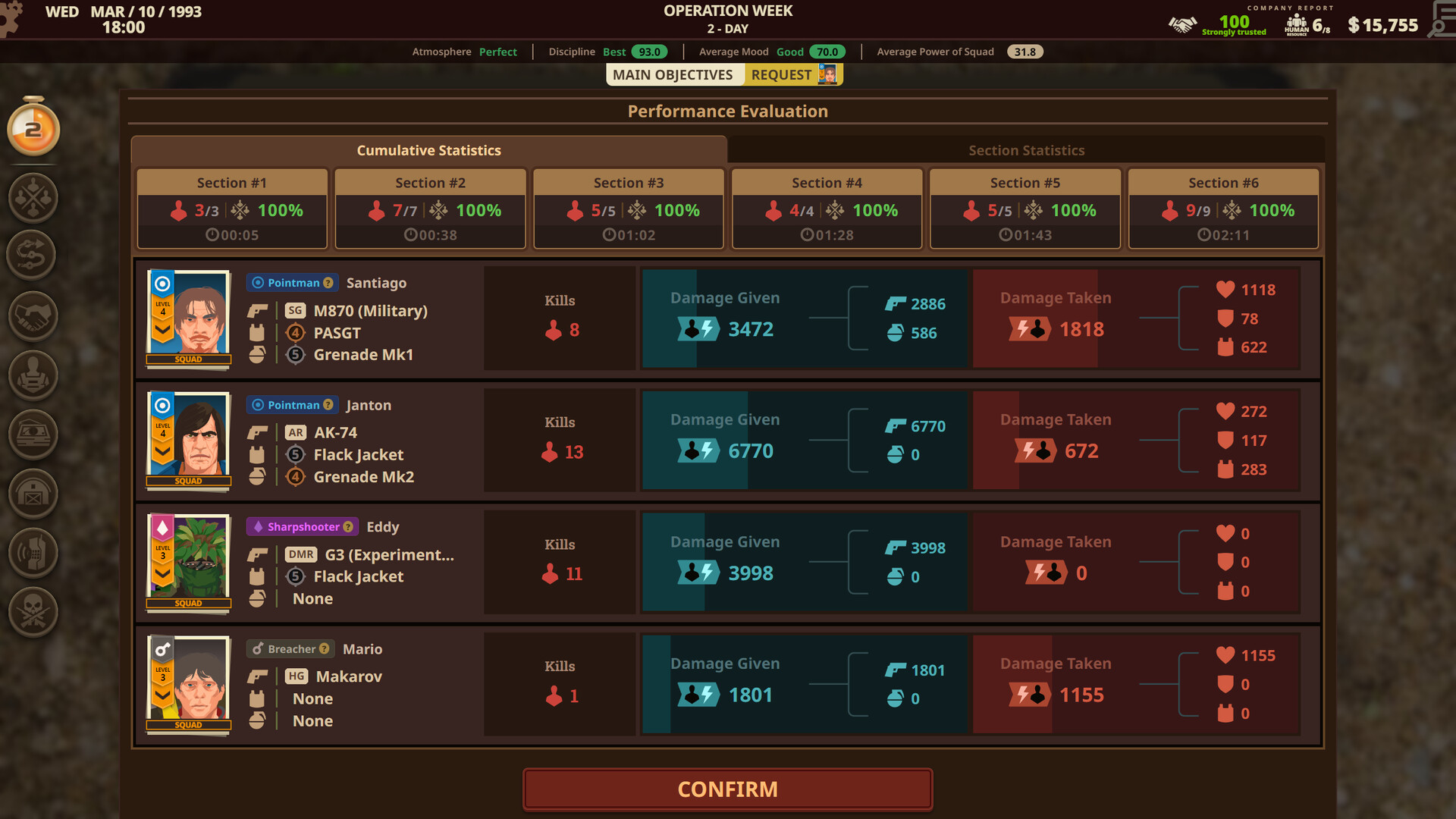 Скриншот из игры Private Military Manager: Tactical Auto Battler - 17