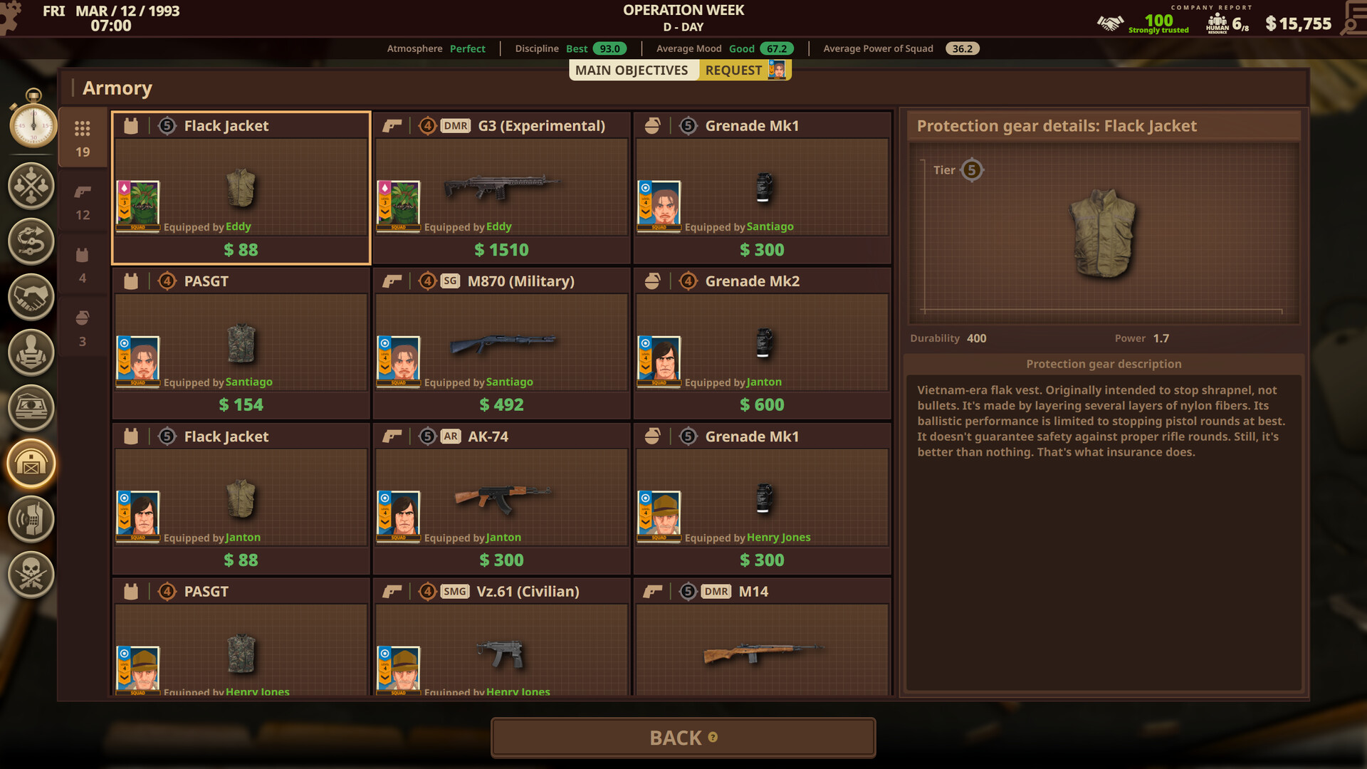 Скриншот из игры Private Military Manager: Tactical Auto Battler - 14