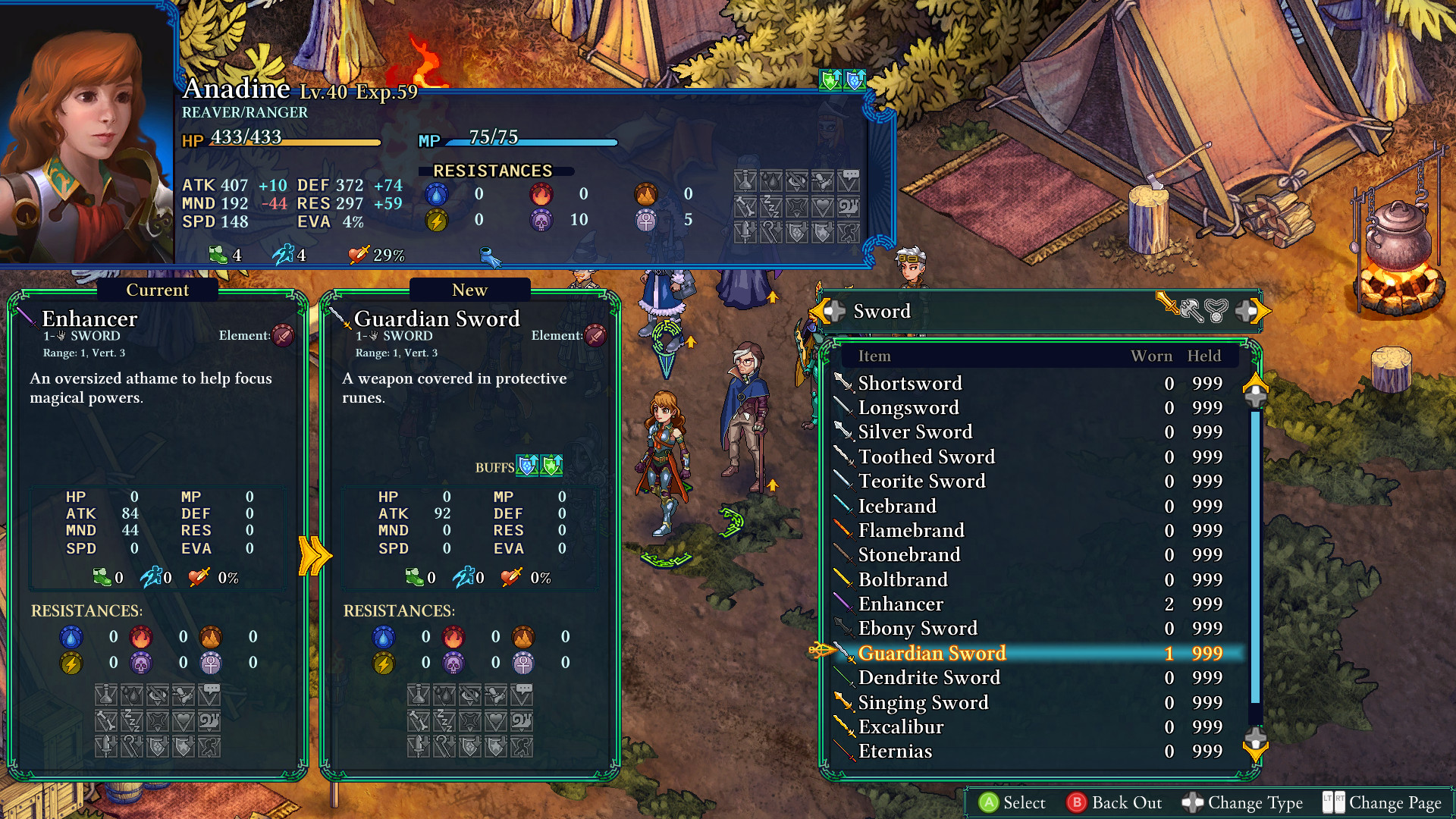 Скриншот из игры Fell Seal: Arbiter's Mark - 52