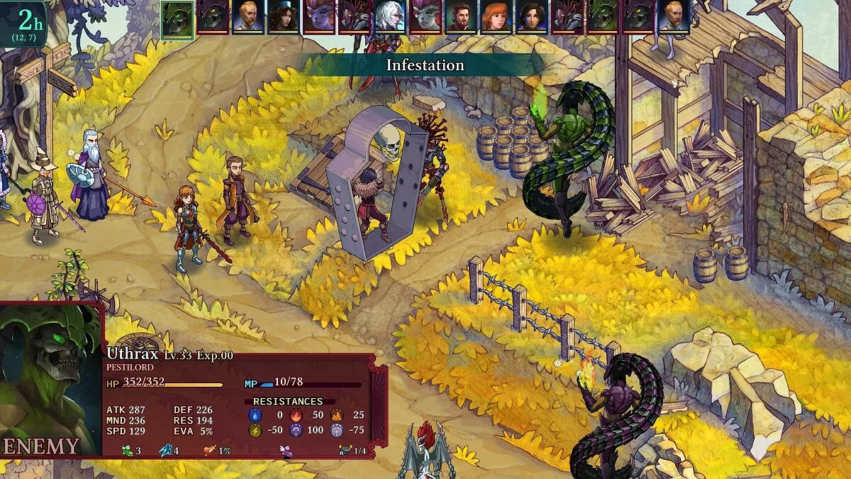 Скриншот из игры Fell Seal: Arbiter's Mark - 51