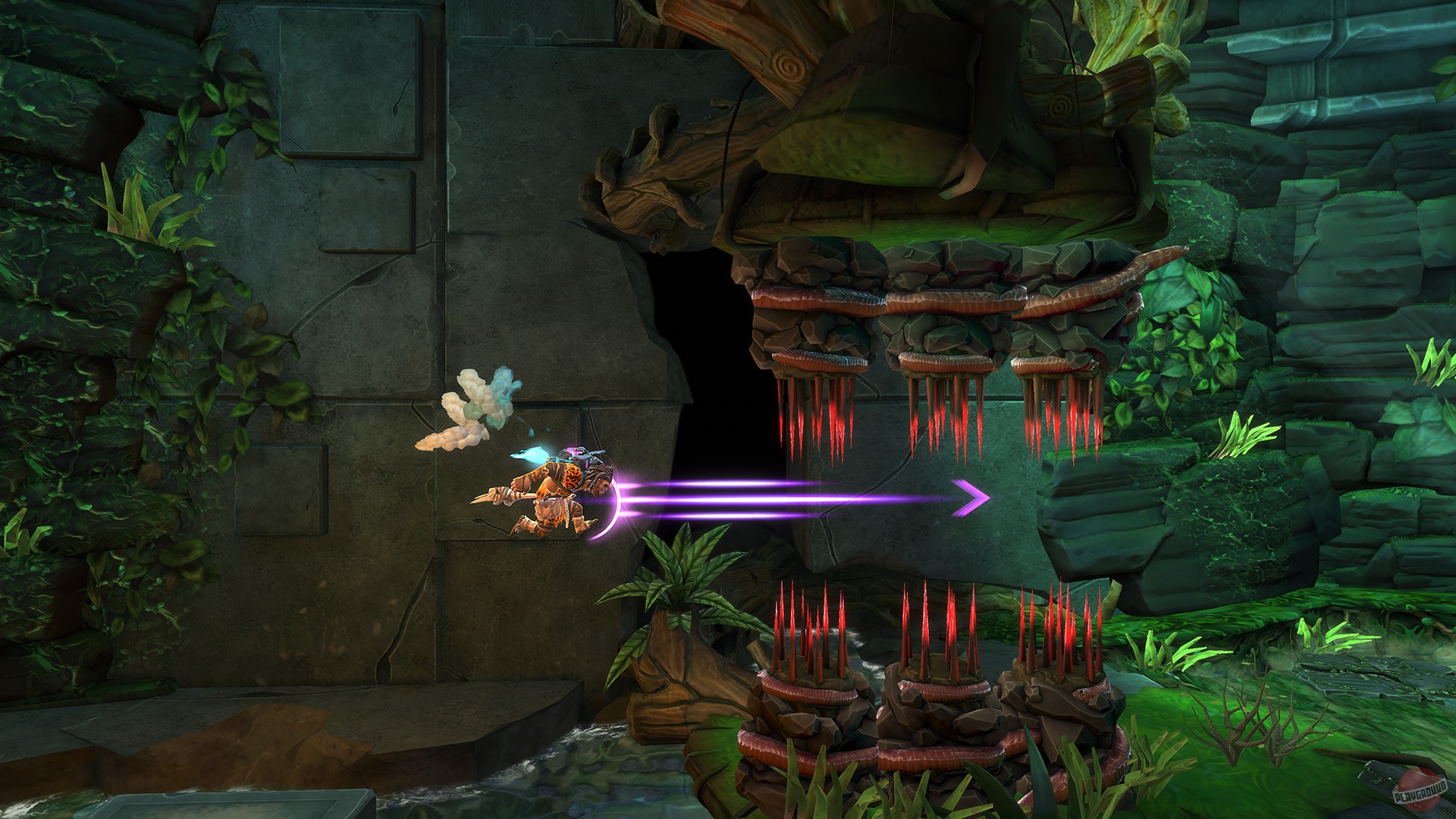 Скриншот из игры Jet Kave Adventure - 2