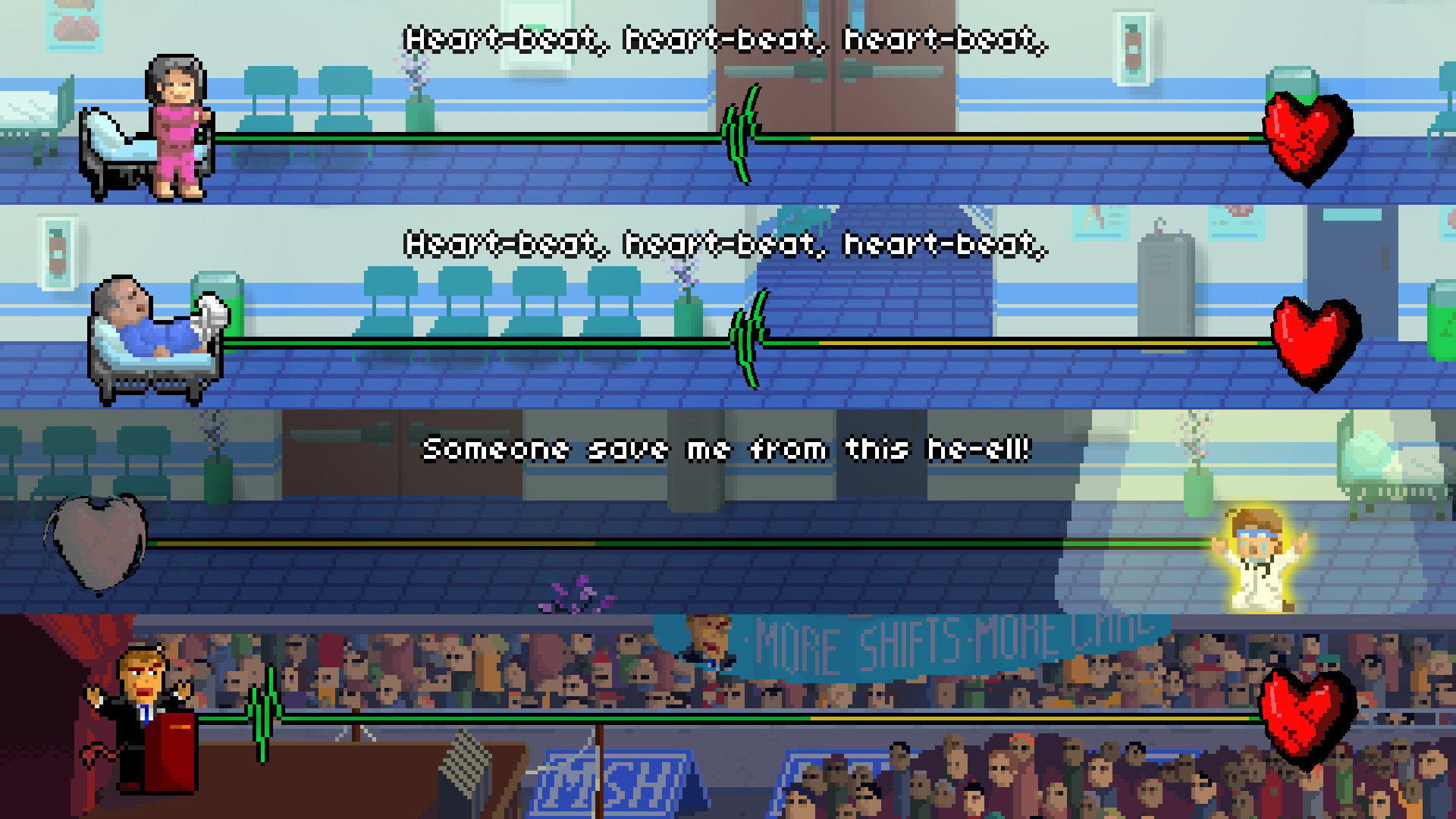 Скриншот из игры Rhythm Doctor - 18