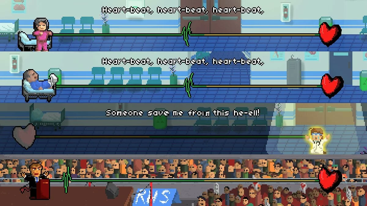 Скриншот из игры Rhythm Doctor - 11