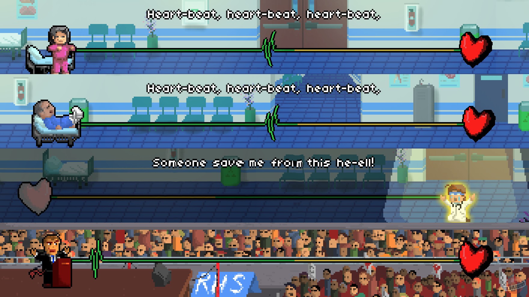 Скриншот из игры Rhythm Doctor - 15