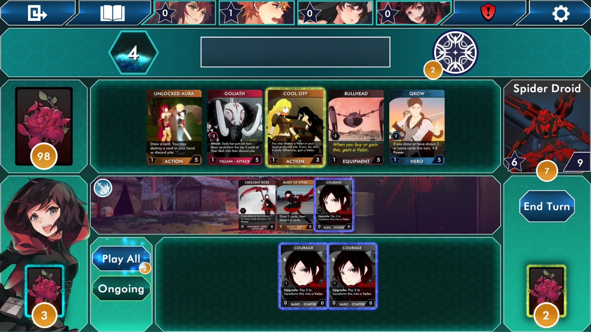 Скриншот из игры RWBY Deckbuilding Game - 11