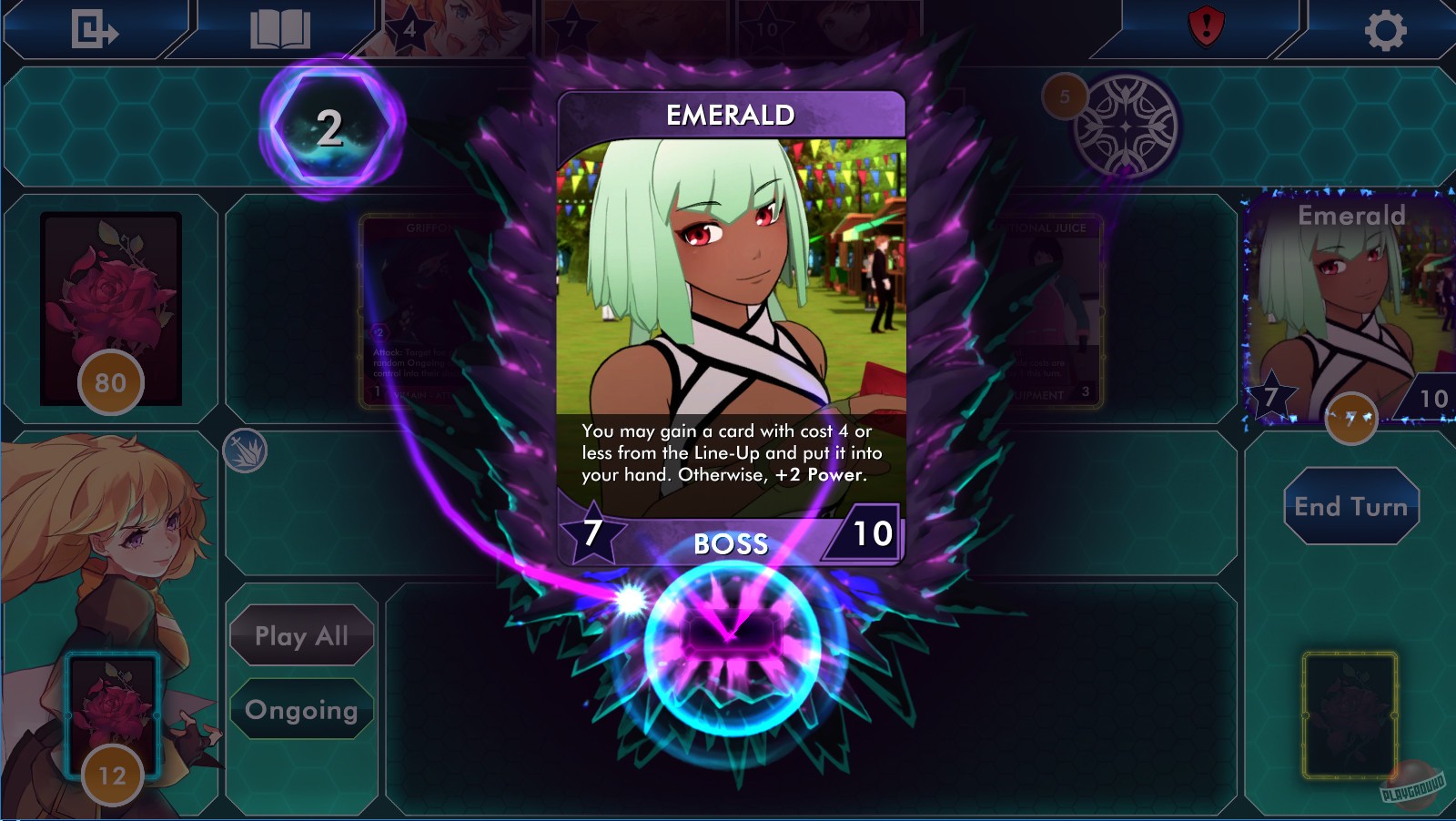 Скриншот из игры RWBY Deckbuilding Game - 5