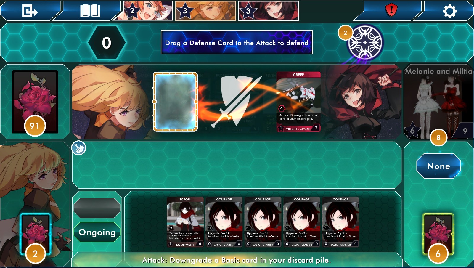 Скриншот из игры RWBY Deckbuilding Game - 13