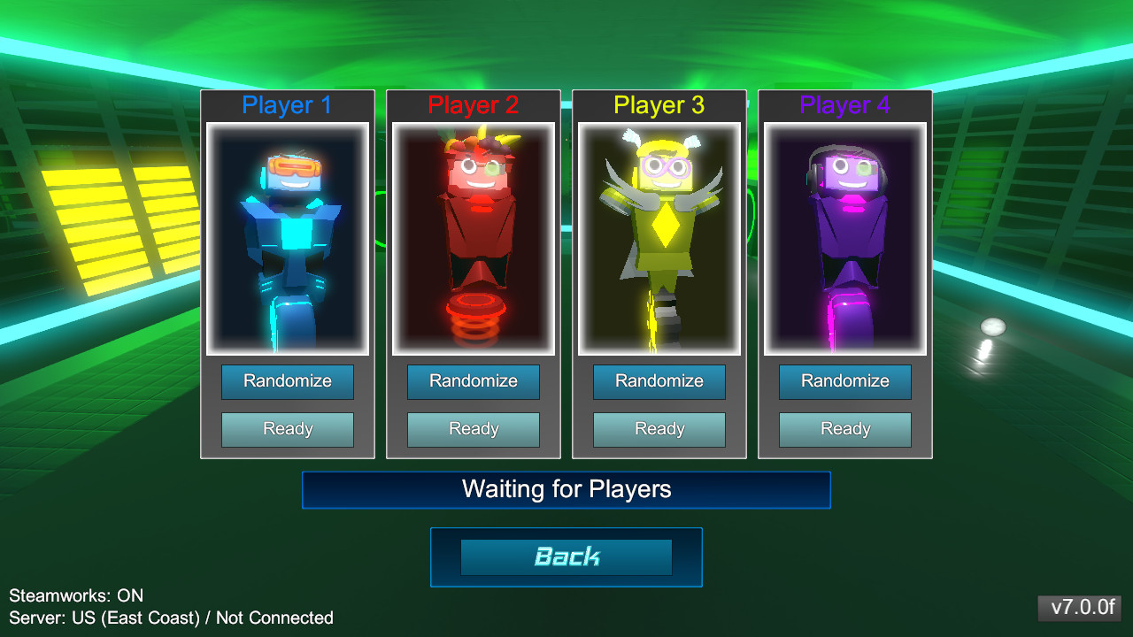 Скриншот из игры Robot Roller-Derby Disco Dodgeball - 11