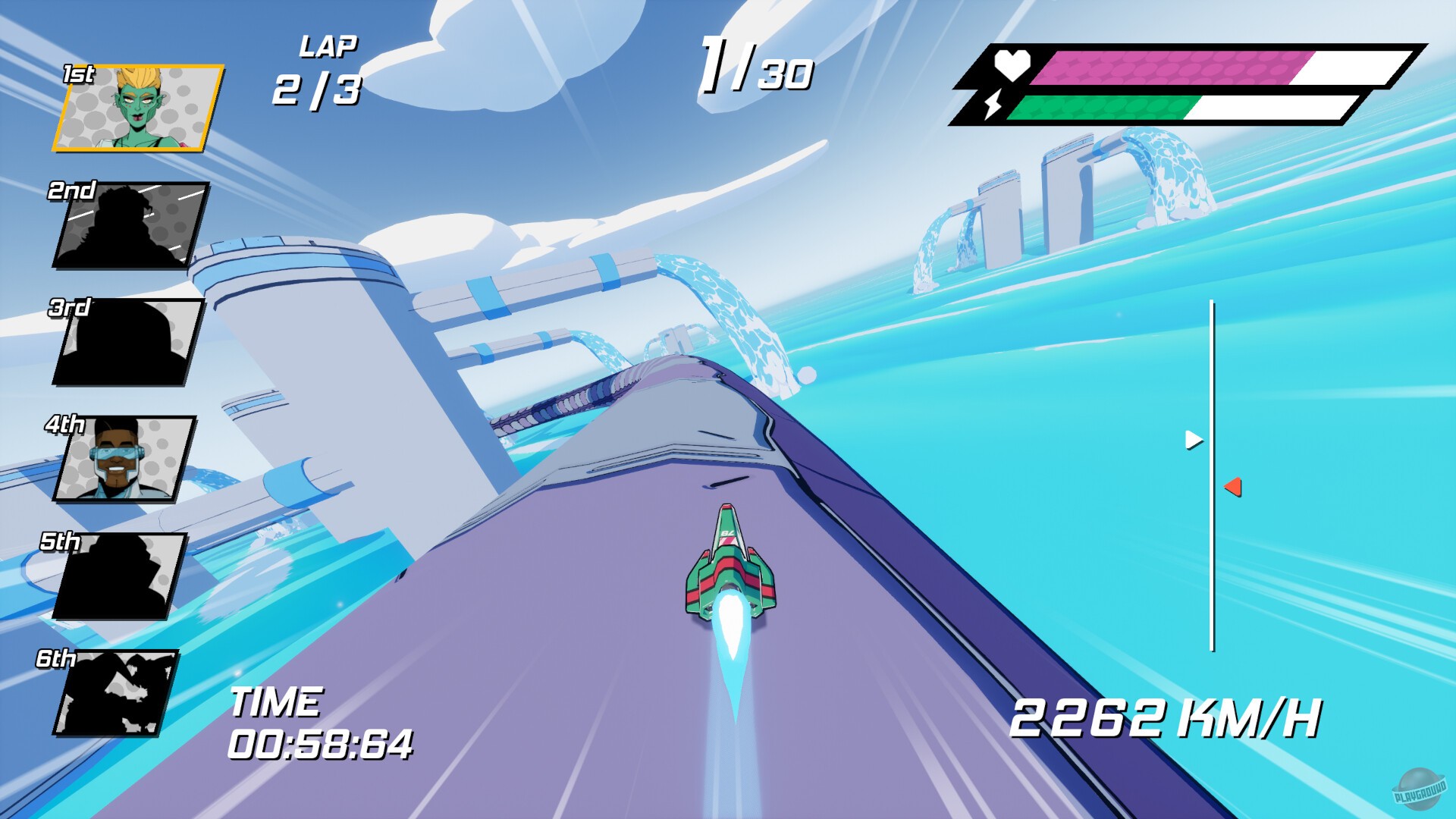 Скриншот из игры Aero GPX - 7