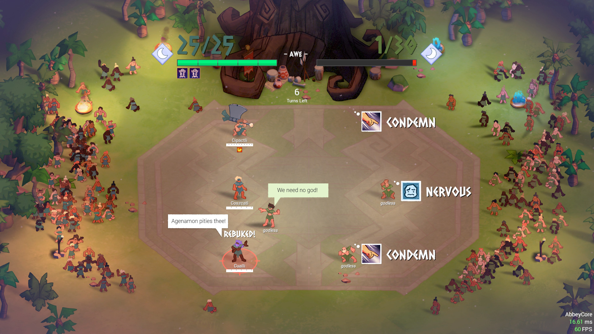 Скриншот из игры Godhood - 4