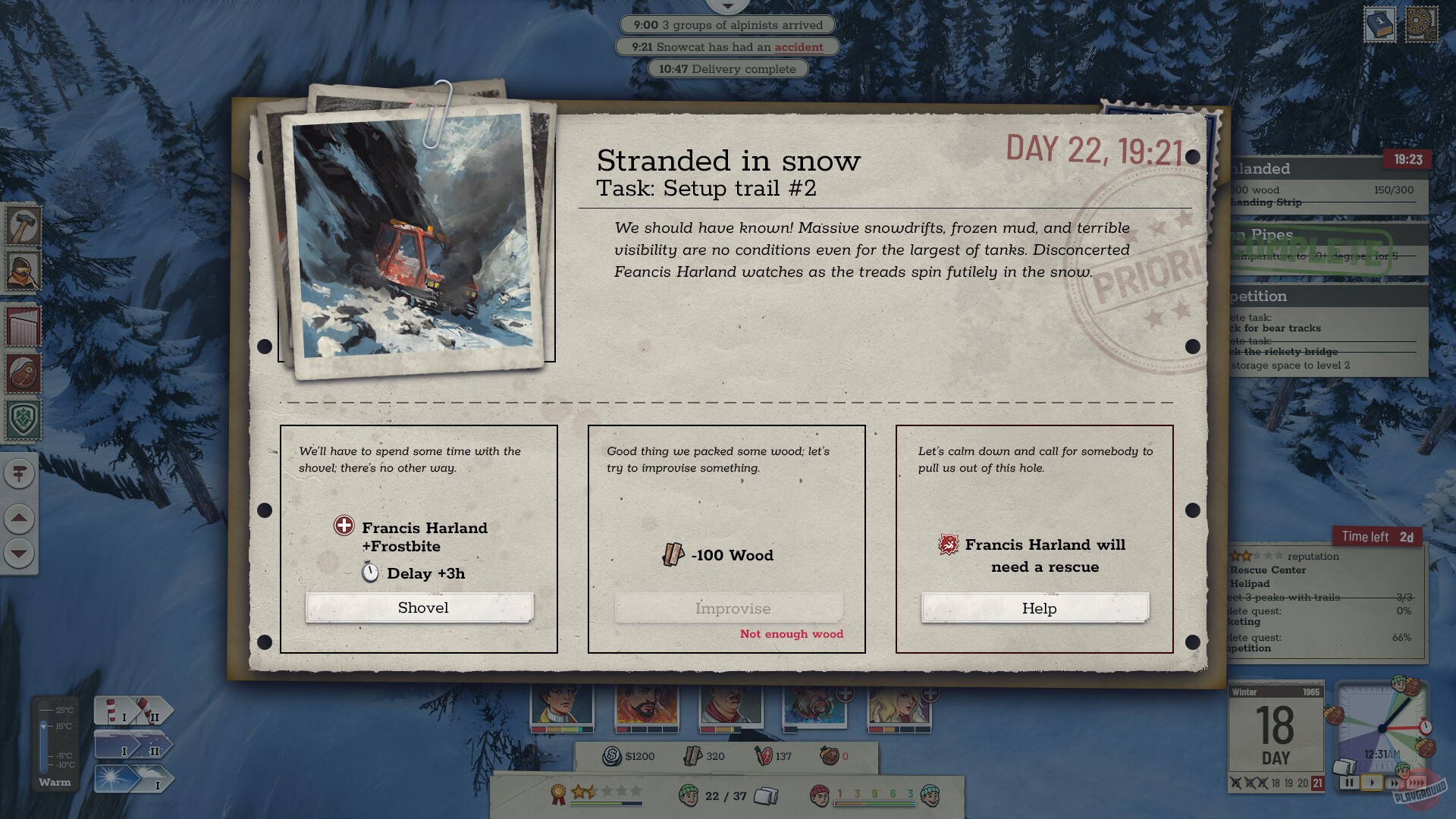 Скриншот из игры Above the Snow - 1