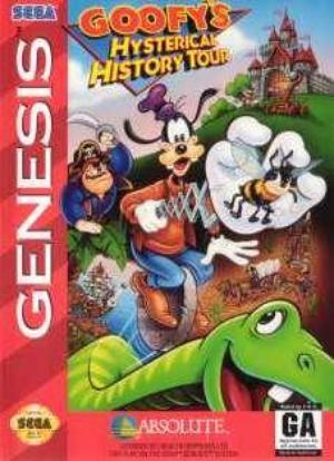 Обложка игры Goofy's Hysterical History Tour