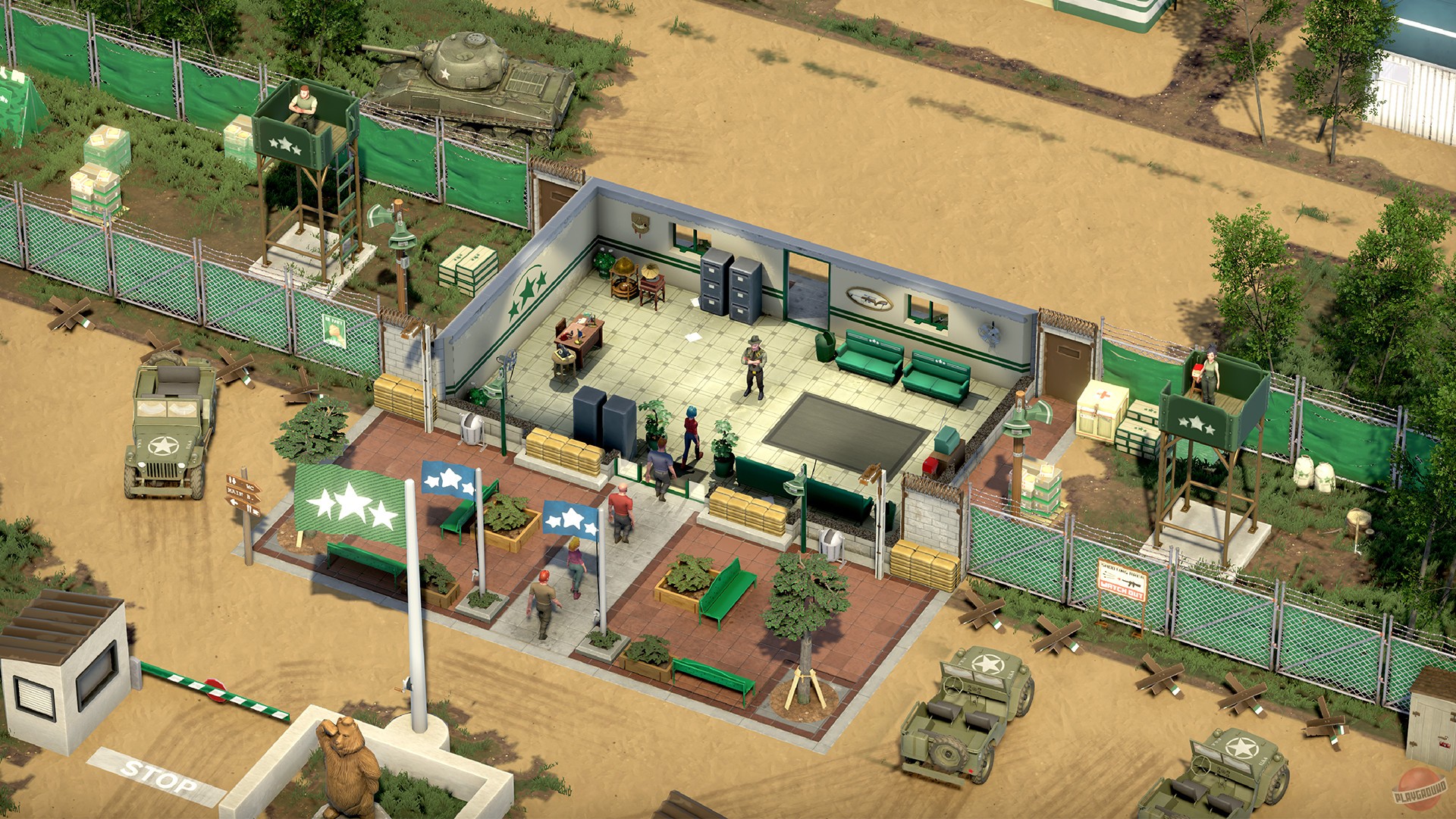 Скриншот из игры One Military Camp - 15