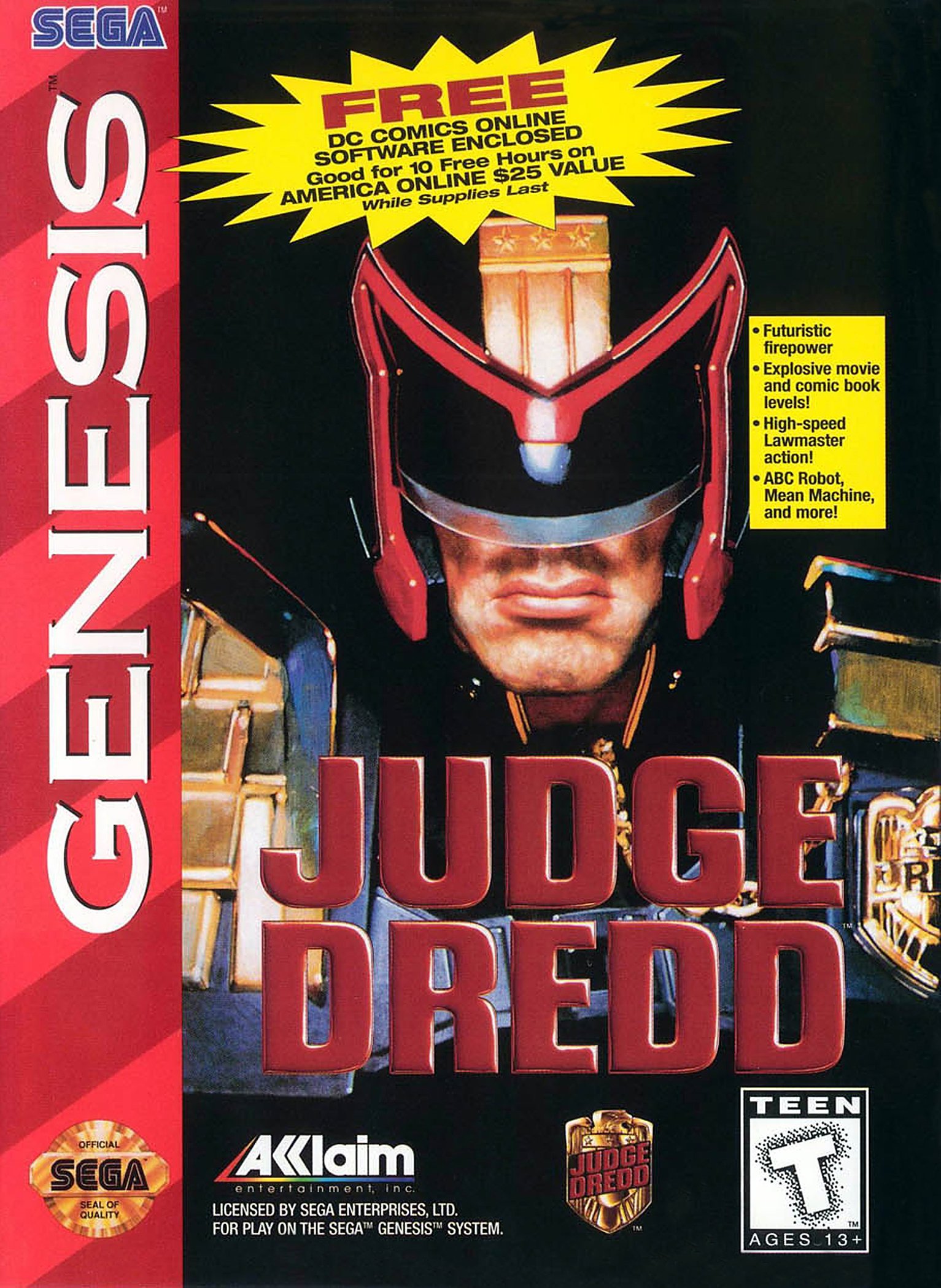 Обложка игры Judge Dredd