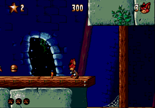 Скриншот из игры Aero the Acro-Bat 2 - 1