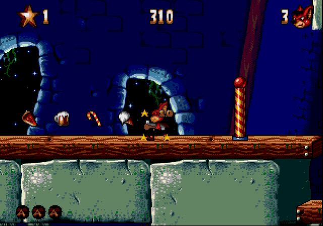 Скриншот из игры Aero the Acro-Bat 2 - 4