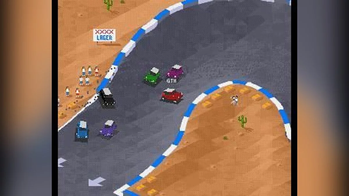 Скриншот из игры Super Skidmarks - 4