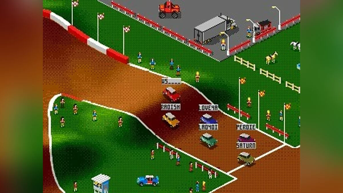 Скриншот из игры Super Skidmarks - 10