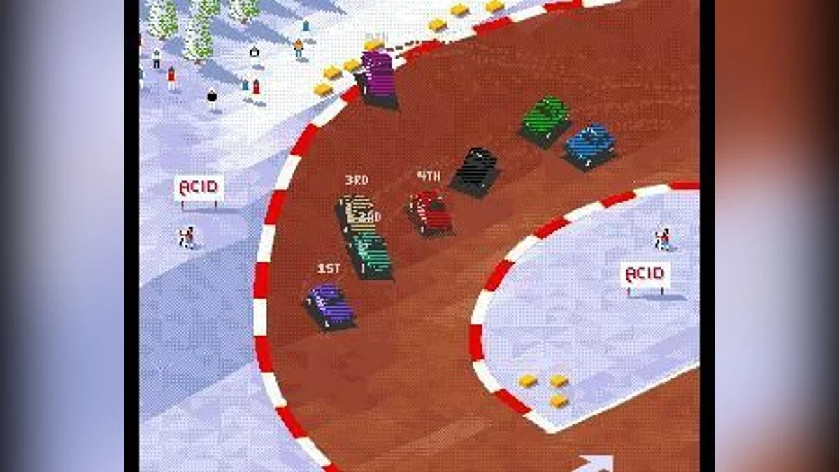 Скриншот из игры Super Skidmarks - 3