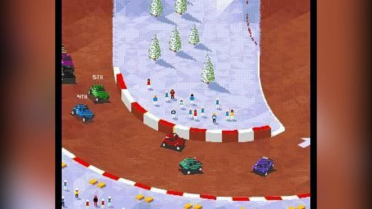 Скриншот из игры Super Skidmarks - 7