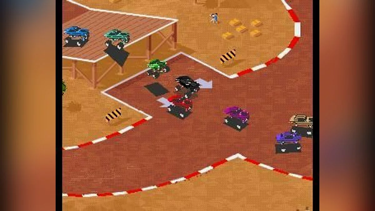 Скриншот из игры Super Skidmarks - 5