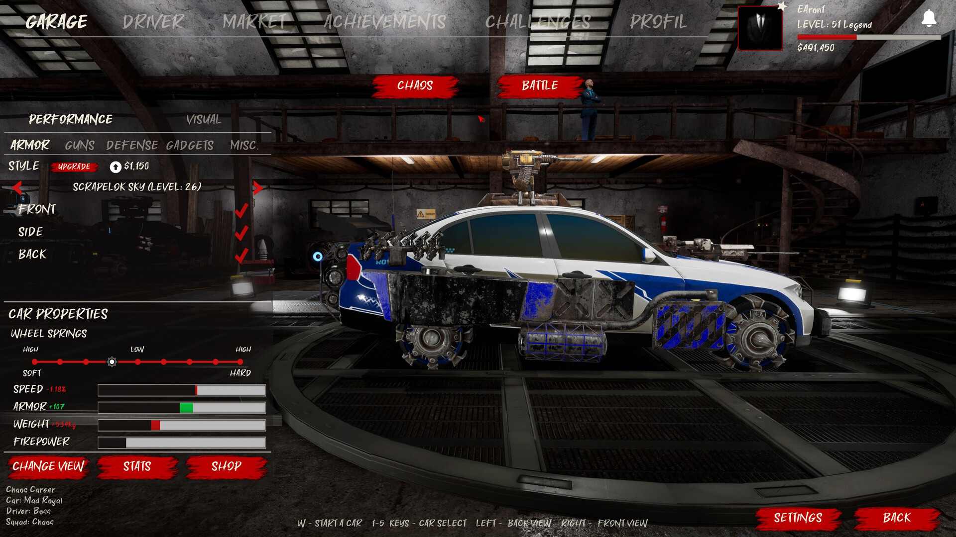 Скриншот из игры Chaos on Wheels - 1