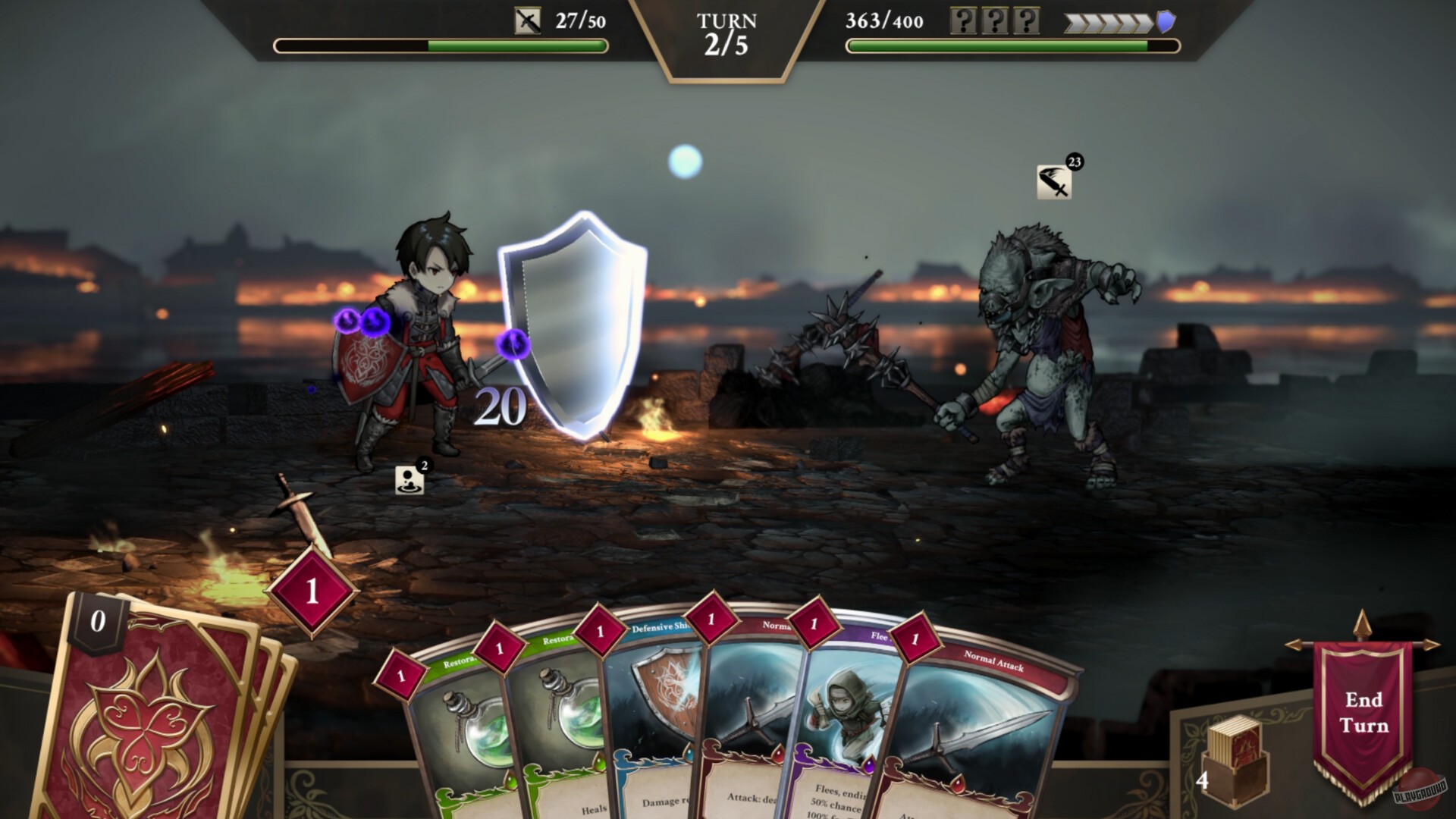 Скриншот из игры C.A.R.D.S. RPG: The Misty Battlefield - 4