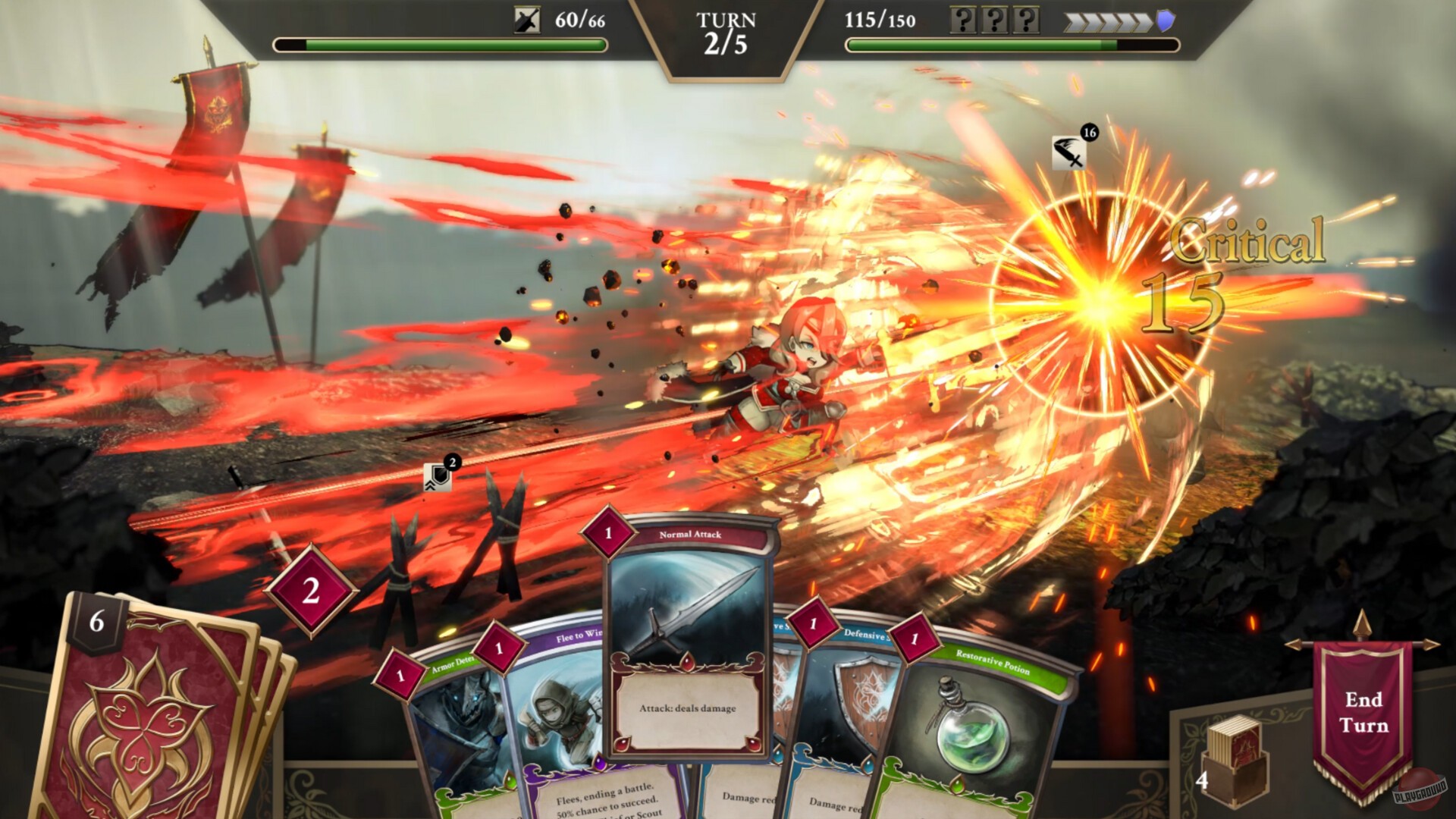 Скриншот из игры C.A.R.D.S. RPG: The Misty Battlefield - 2