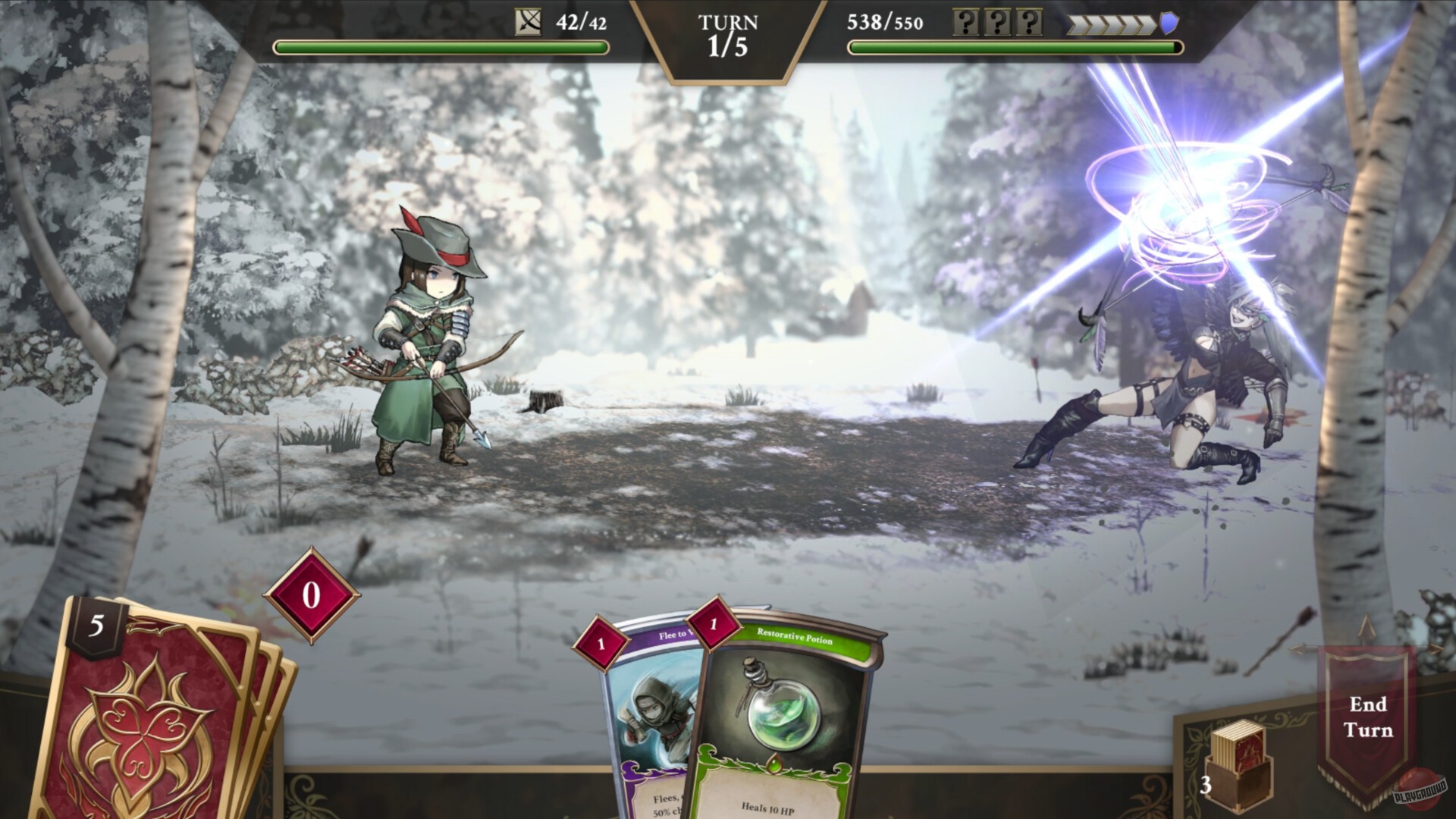 Скриншот из игры C.A.R.D.S. RPG: The Misty Battlefield - 8