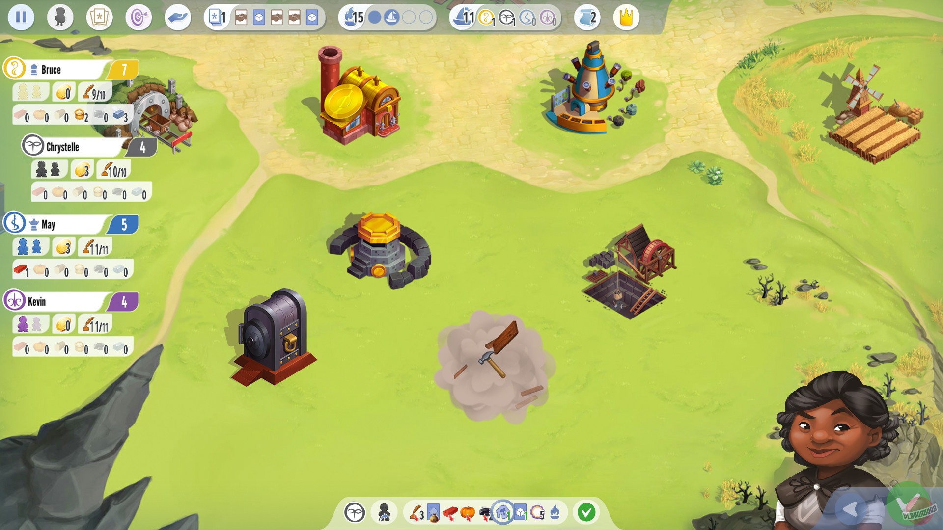 Скриншот из игры Charterstone: Digital Edition - 5