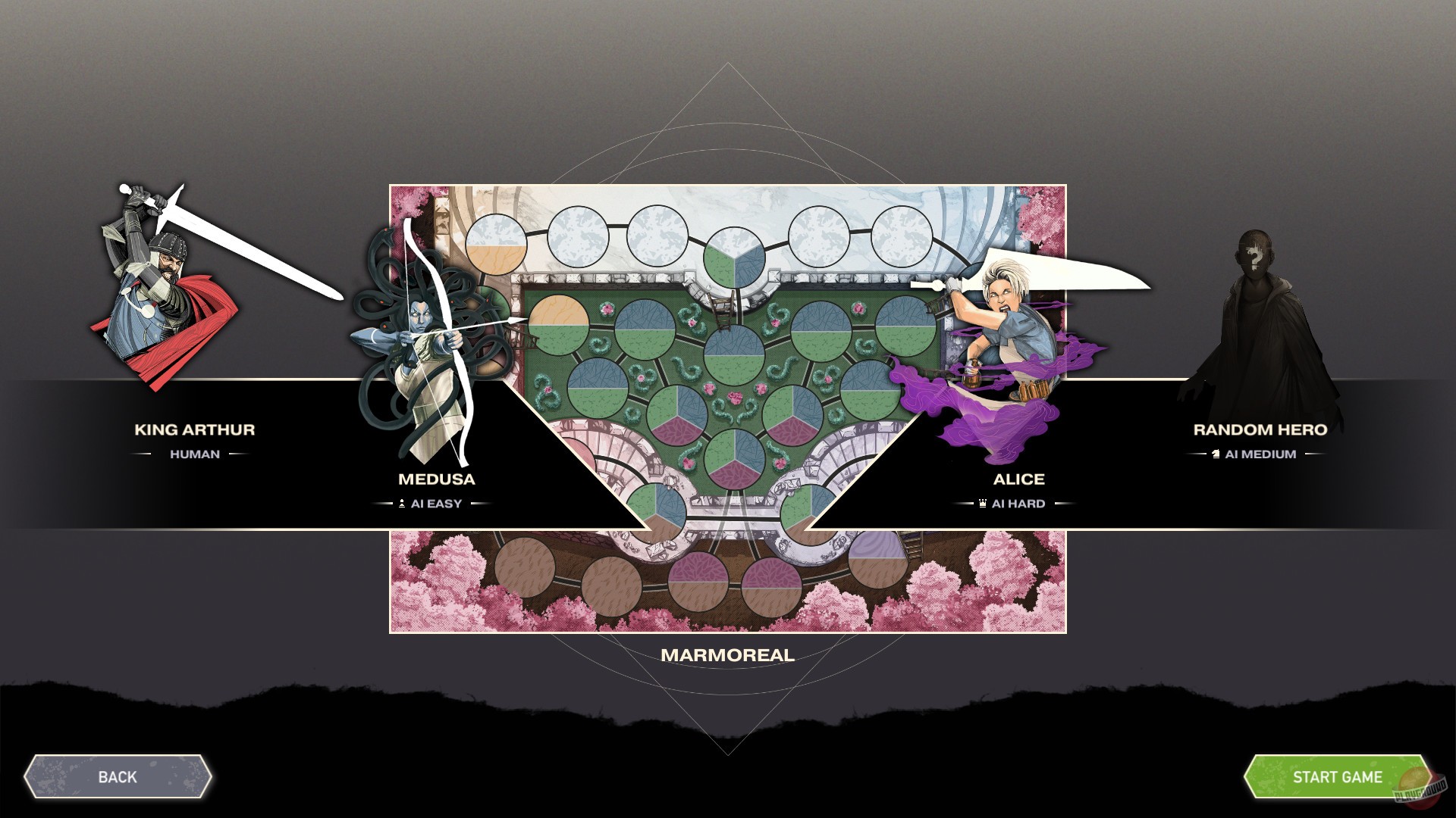 Скриншот из игры Unmatched: Digital Edition - 1