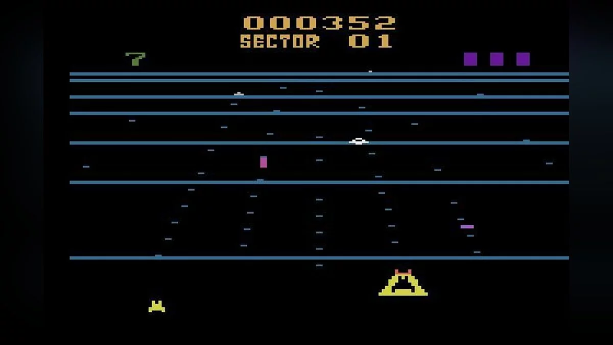 Скриншот из игры Beam Rider - 2