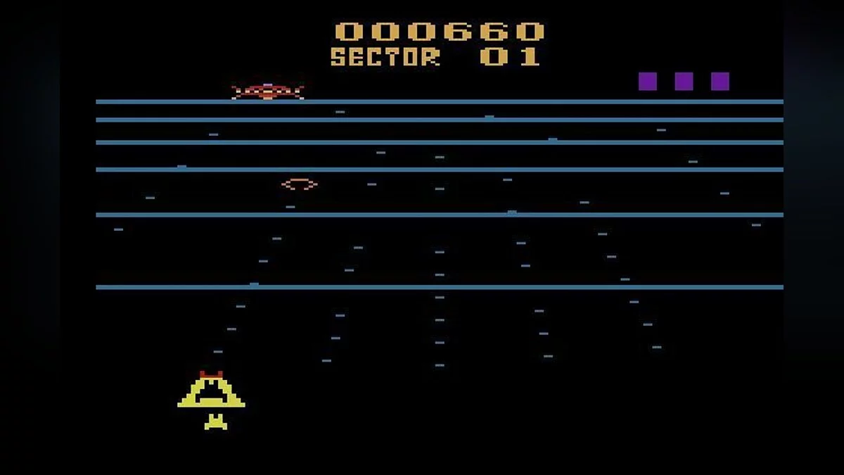 Скриншот из игры Beam Rider - 4