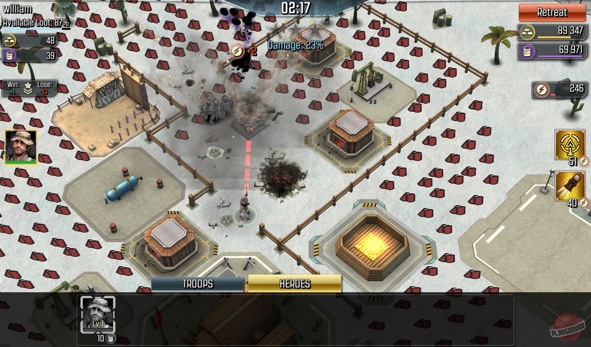 Скриншот из игры Call of Duty: Heroes - 7
