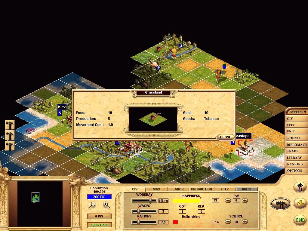 Скриншот из игры Civilization: Call to Power - 9