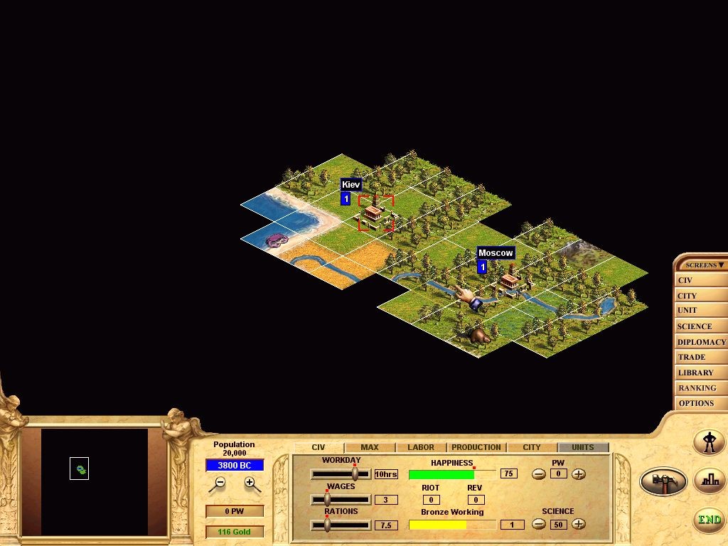 Скриншот из игры Civilization: Call to Power - 3