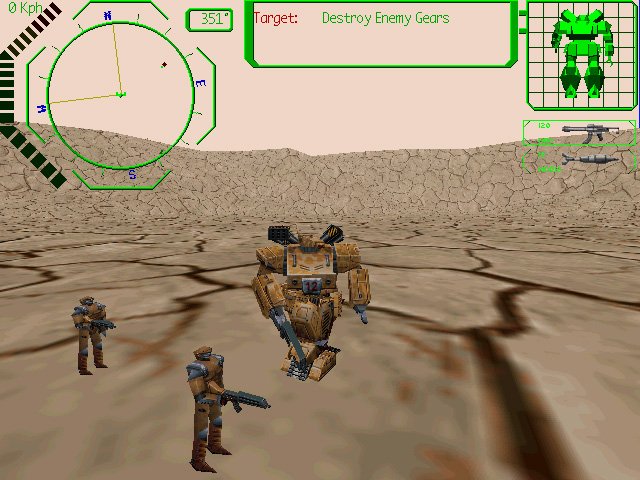 Скриншот из игры Heavy Gear - 3
