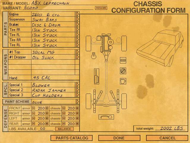 Скриншот из игры Interstate '76 - 9
