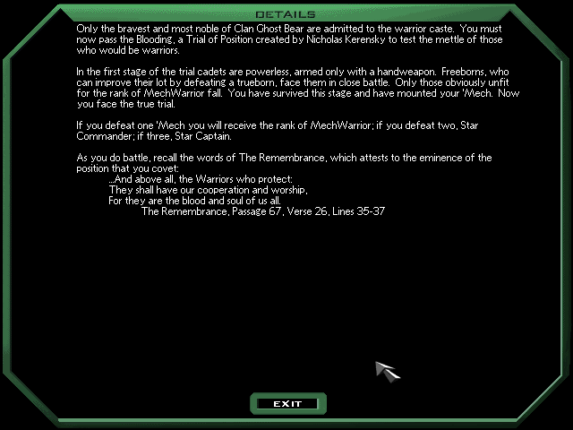 Скриншот из игры MechWarrior 2 Ghost Bear's Legacy - 20