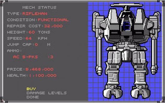 Скриншот из игры MechWarrior - 19